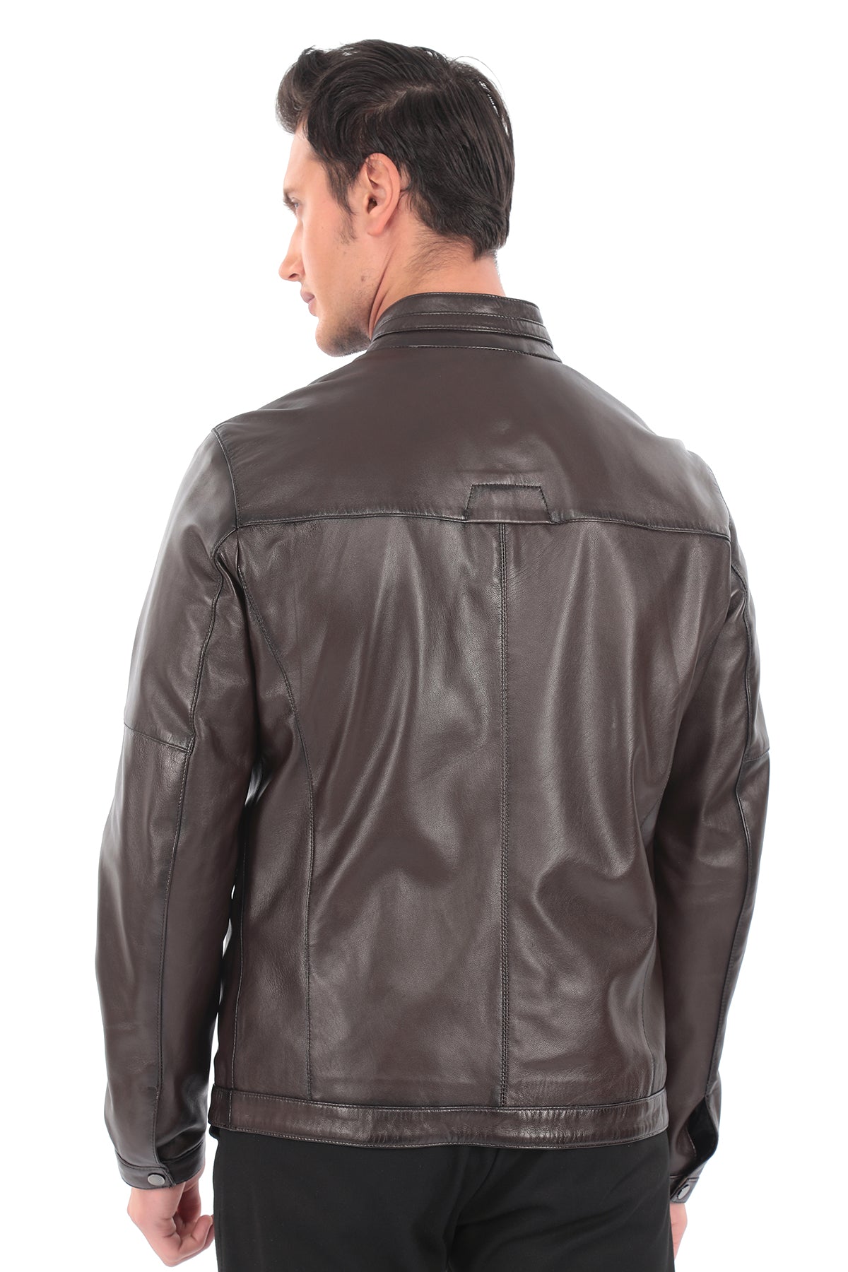 RYKER Brown Genuine Leather Jacket