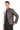 RAVEN Brown Genuine Leather Biker Jacket