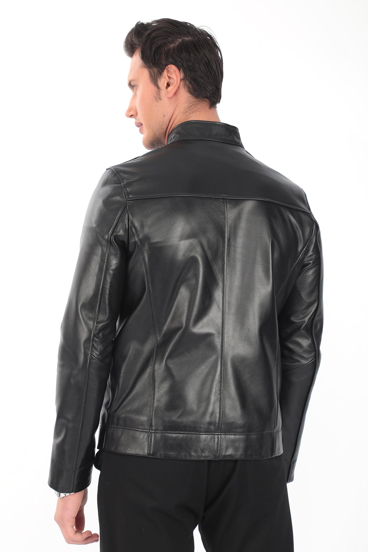 ASTOR Black Genuine Leather Jacket Black