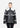NOIR ÉCLAT – Black Shearling Leather Jacket Black-White