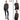 MILANO BLACK GENUINE LEATHER MINIMALIST MANDARIN COLLAR JACKET Brown