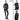 MILANO BLACK GENUINE LEATHER MINIMALIST MANDARIN COLLAR JACKET Black