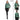 SELENE VERDE – Studded Green Leather Jacket