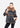 NOIR ÉCLAT – Black Shearling Leather Jacket Black-Brown