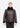 Cortina Genuine Lambskin Brown Leather Aviator Jacket with Authentic Cream Fox Fur Trim