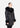 VAYLEN Black Hooded Shearling Coat