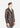 LUCK Brown Genuine Lambskin Leather Trench Coat