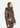 SIERRA HOODED BROWN GENUINE LEATHER PUFFER JACKET