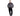 Valenza Silver Women’s Grey Genuine Fox Fur Jacket with Chevron Pattern Design