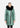 LUNÉVA MINT SAGE – Fur Collar Leather Down Puffer Parka