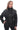 Zelvia Leather Oversized Collar Jacket