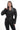 SORENZA Black Genuine Leather Belted Jacket