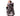Sorelia Grey Fox Women’s Hooded Genuine Fox Fur Jacket with Leather Details