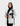 VAREL Black Genuine Shearling Leather with Belt