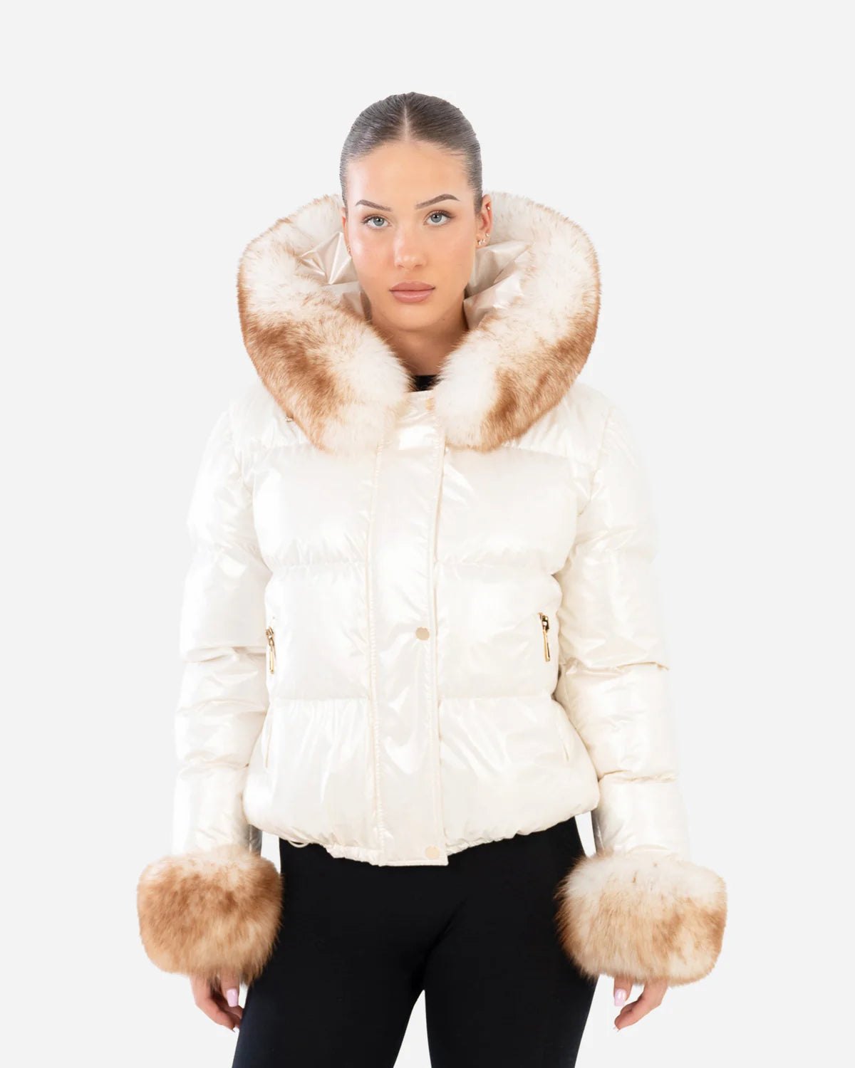 ELVIRA Pearl White Fur