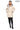 ÉLYSA CROCO – Hooded Leather Trench Coat Beige