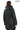 ÉLYSA CROCO – Hooded Leather Trench Coat Black