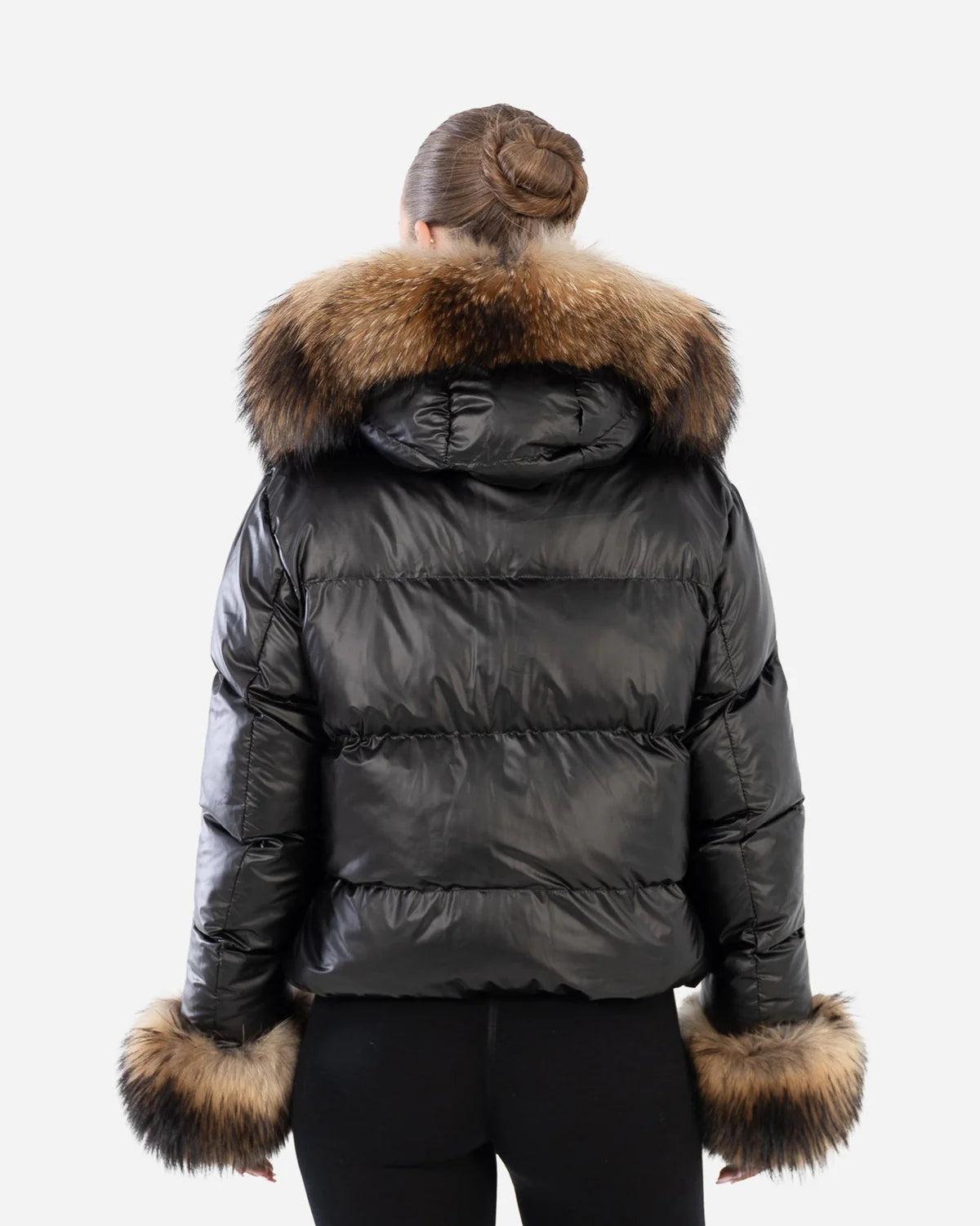 ELVIRA Black Down Puffer Jacket