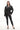 SORENZA Black Genuine Leather Belted Jacket