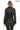 VELORA ÉCLAT  Black Genuine Leather Belted Trench Coat