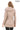 ALVEA BEIGE Detachable Hood Genuine Lambskin Leather Coat with Double-Zip Closure