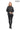 NOVA BAND COLLAR BLACK GENUINE LAMBSKIN LEATHER JACKET