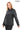 NOVA BAND COLLAR BLACK GENUINE LAMBSKIN LEATHER JACKET
