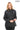 Treviso Genuine Lambskin Black Leather Jacket with Metallic Side Bar Details