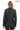Treviso Genuine Lambskin Black Leather Jacket with Metallic Side Bar Details