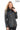 ELIVE ANTHRACITE Fur Hooded Leather Jacket