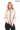 Norelle Genuine Lambskin Black Leather Jacket with Stand Collar and Tailored Fit Beige