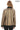 ATHENA ANTHRACITE GENUINE LEATHER & SUEDE PANELLED STATEMENT JACKET Bronze