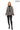 ATHENA ANTHRACITE GENUINE LEATHER & SUEDE PANELLED STATEMENT JACKET Taupe
