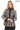 ATHENA ANTHRACITE GENUINE LEATHER & SUEDE PANELLED STATEMENT JACKET Taupe