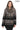 Aurevine Women’s Taupe Genuine Leather Jacket with Knit Shawl Collar and Suede Contrast Panels