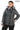 SAVELIA ANTHRACITE Fox Fur Trim Lambskin Leather Jacket