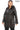 ÉLYSA CROCO – Hooded Leather Trench Coat Brown
