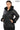 AURELIA NOIR – Fur Trim Hooded Leather Jacket