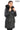 VELMORA NOIR – Fur Hooded Leather Trench Coat Black