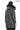 VELMORA NOIR – Fur Hooded Leather Trench Coat Anthracite