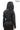 JAEEN Black Genuine Lambskin Leather Jacket with Detachable Hood