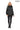 ELIVE BLACK Fur Hooded Leather Jacket