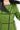JAEEN Green Genuine Lambskin Leather Jacket with Detachable Hood