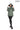 Udine Genuine Lambskin Khaki Leather Jacket with Snap Button Pockets