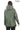 Udine Genuine Lambskin Khaki Leather Jacket with Snap Button Pockets