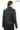 Virella Women’s Black Genuine Leather Jacket with Stand Collar