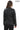 SADERNES Black Women’s Genuine Lamb Leather Jacket with Stand Collar
