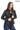 LUNARA NOIR – Quilted Shoulder Leather Jacket