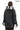SAVELIA BLACK Fox Fur Trim Lambskin Leather Jacket