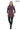 Roselle Genuine Lambskin Purple Leather Jacket with Ruched Collar and Sculpted Waist